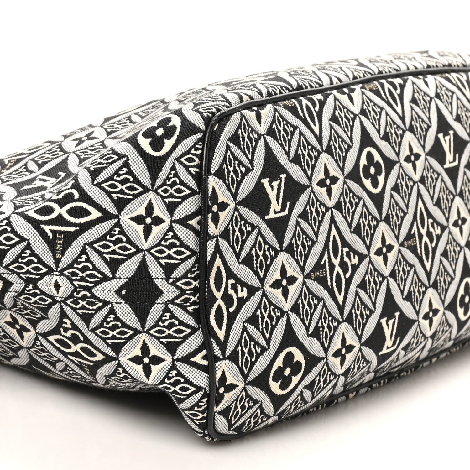 Louis Vuitton Jacquard Since 1854 Neverfull MM Grey 9 of 10