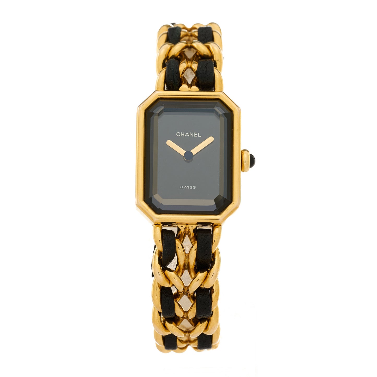 Stainless Steel Lambskin 20mm Chain Premiere Quartz Watch Gold M