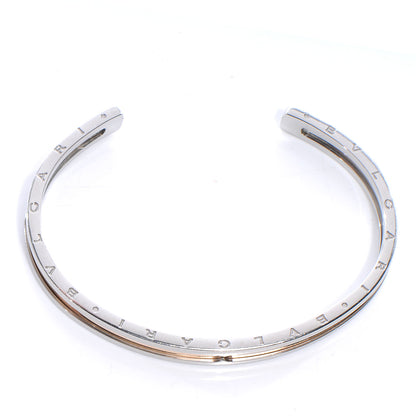 Bulgari BVLGARI 18k Yellow Gold and Steel B.Zero1 Cuff Medium 3 of 5