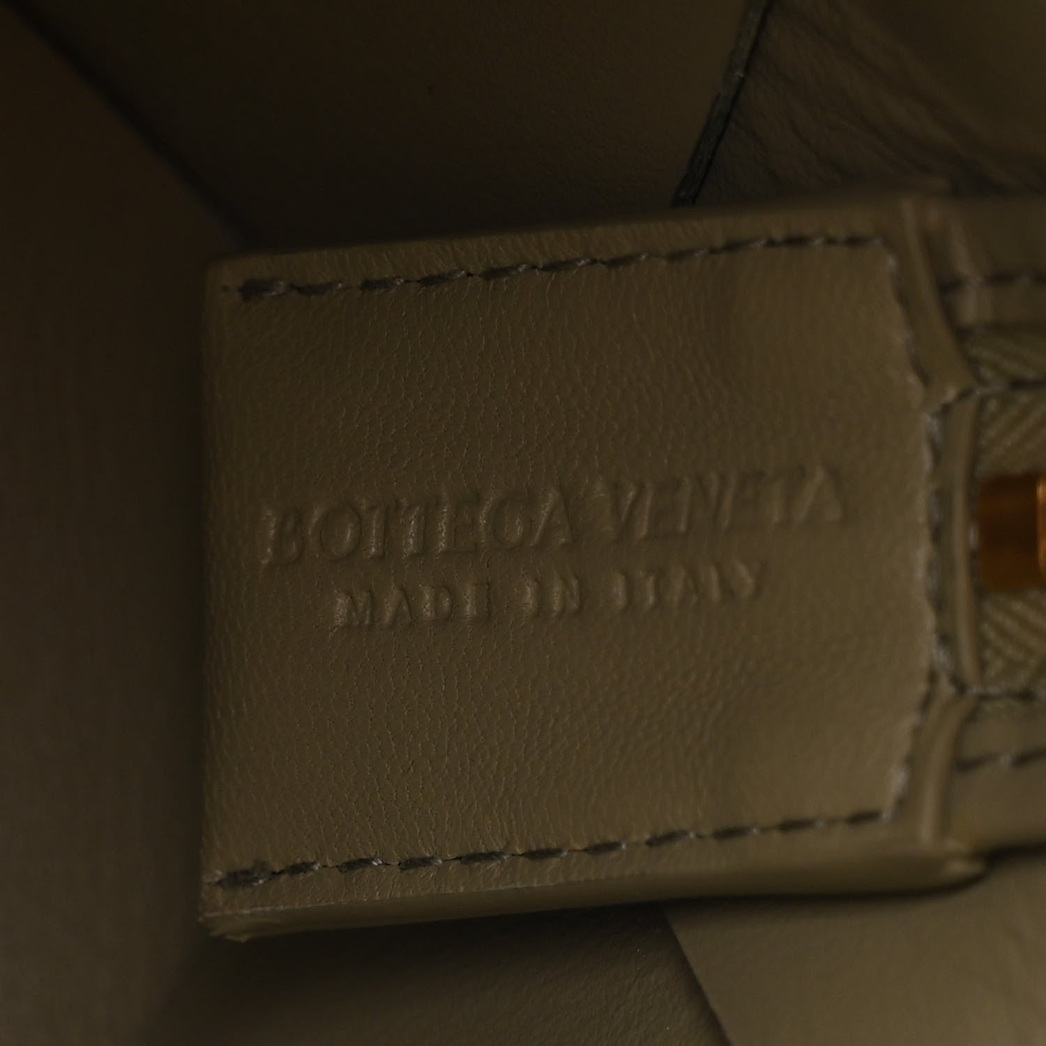 Bottega Veneta Lambskin Maxi Intrecciato Small Cassette Camera Bag Travertine 6 of 9