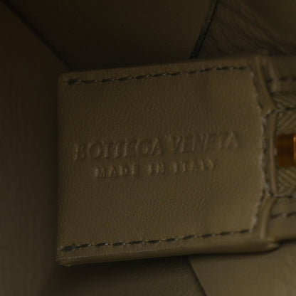 Bottega Veneta Lambskin Maxi Intrecciato Small Cassette Camera Bag Travertine 6 of 9
