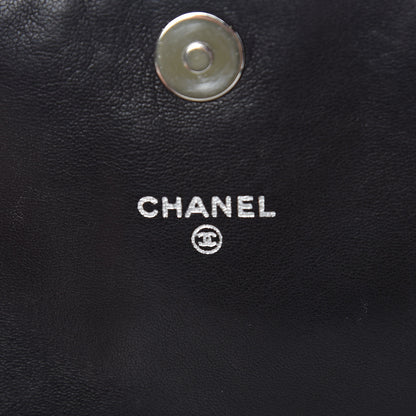 Chanel Lambskin Half Moon Wallet On Chain WOC Black 6 of 13