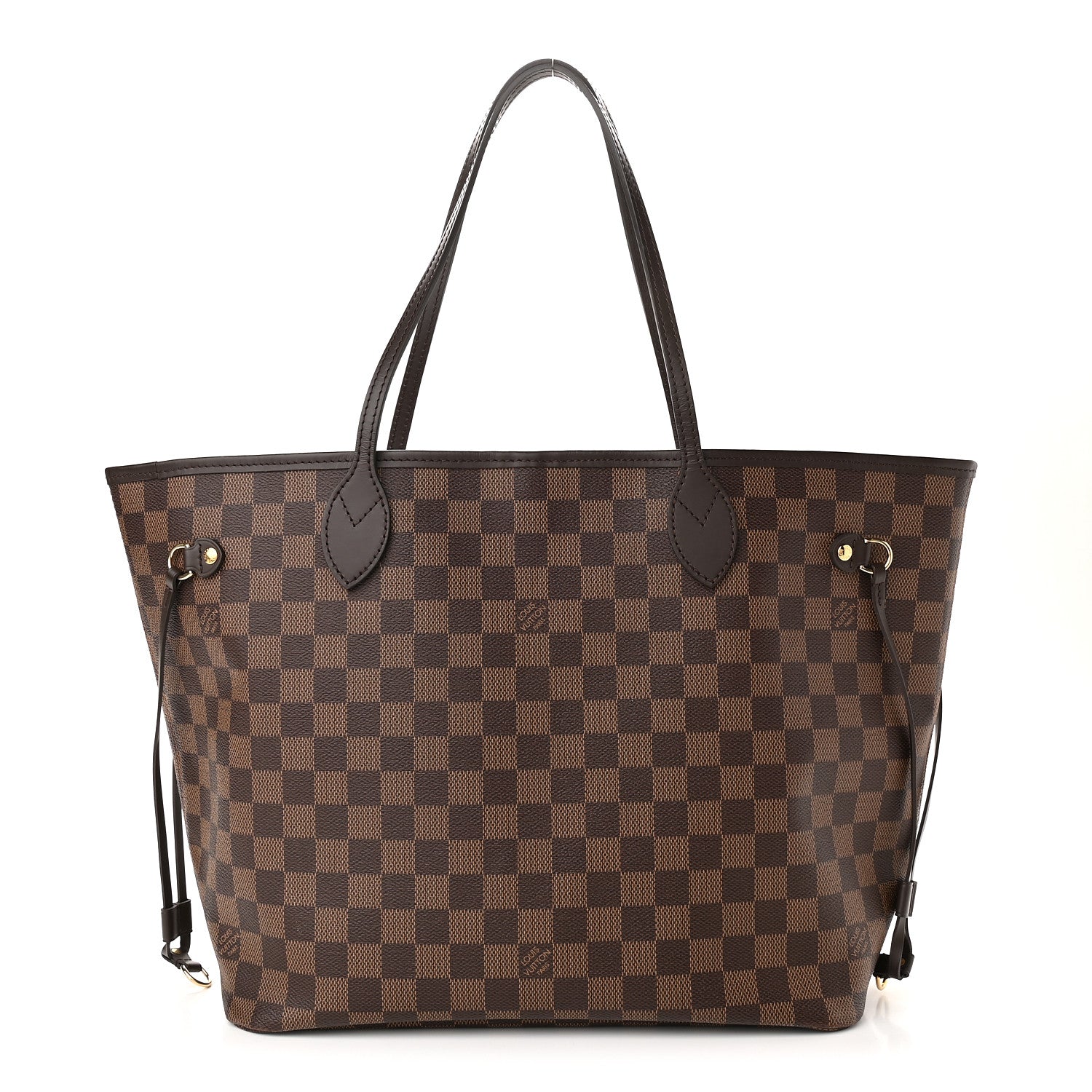 Louis Vuitton Damier Ebene Neo Neverfull MM Rose Ballerine 3 of 10