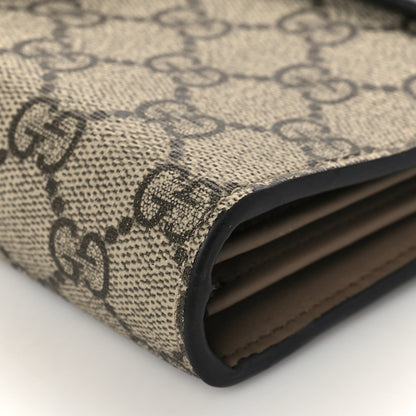 Gucci GG Supreme Monogram Mini Dionysus Chain Wallet Beige Black 9 of 9