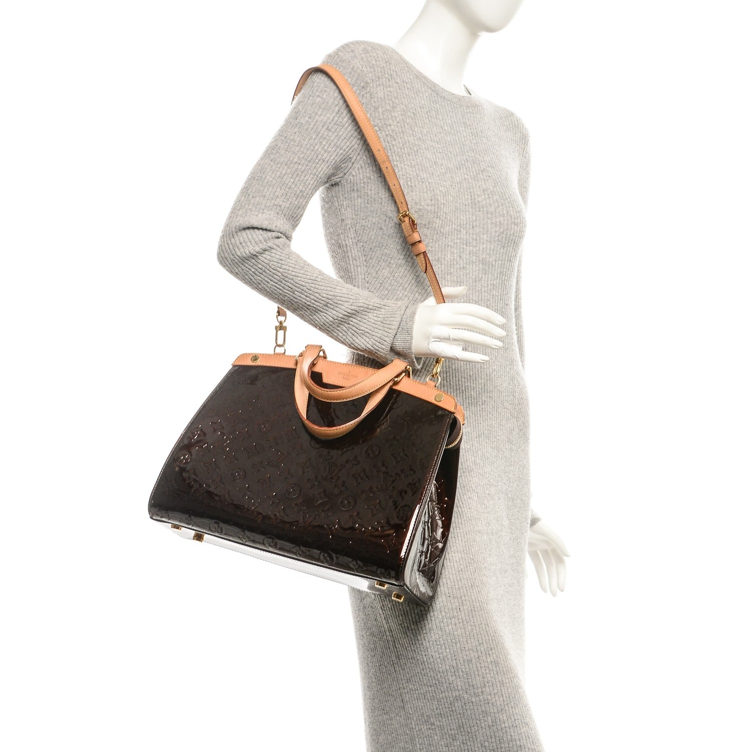 Louis Vuitton Vernis Brea GM Amarante 2 of 6