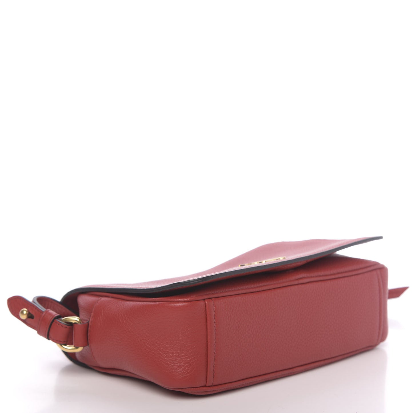 Vitello Phenix Flap Crossbody Rosso