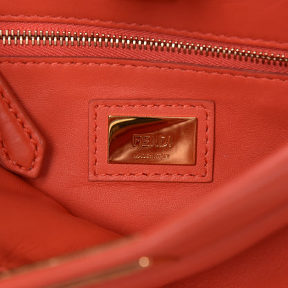Fendi Nappa Mini Peekaboo Iconic Satchel Azalea 6 of 11