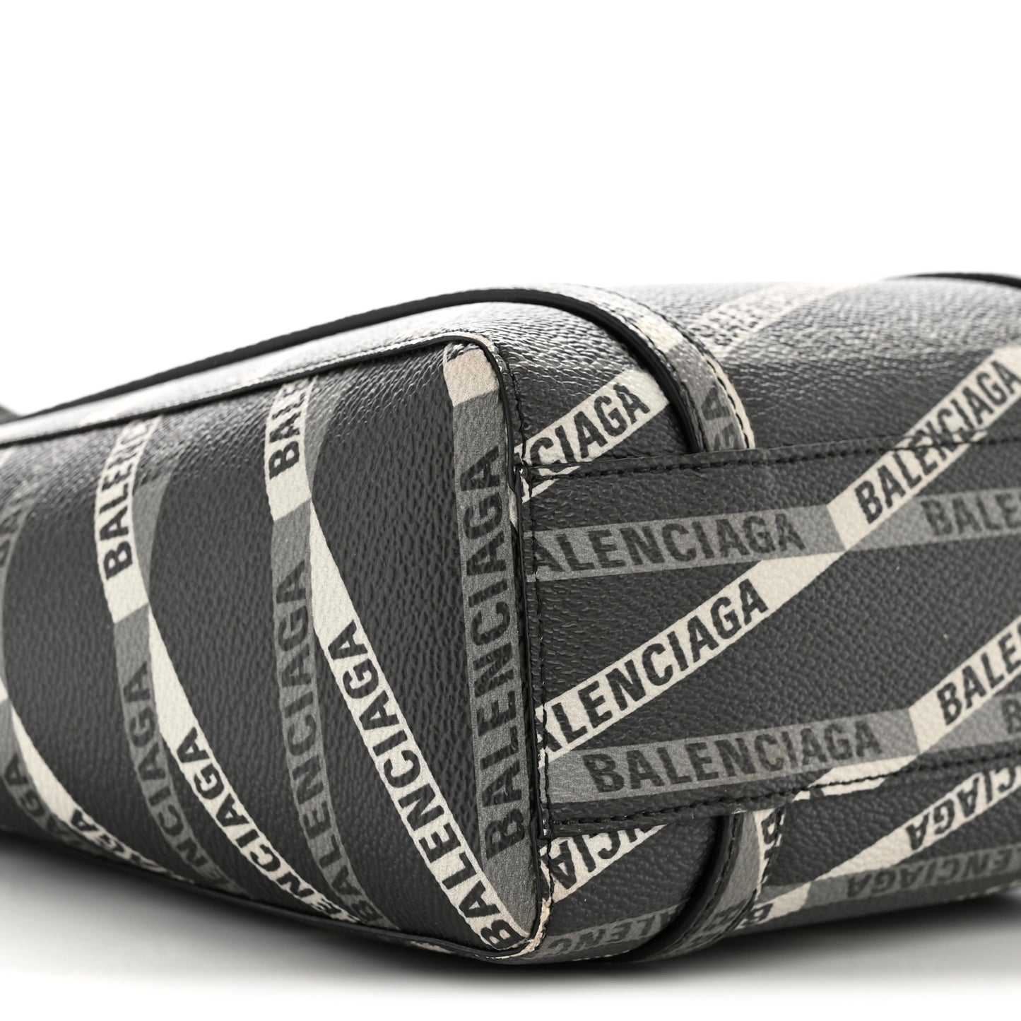Coated Canvas Losange Monogram XXS Tote Black Grey