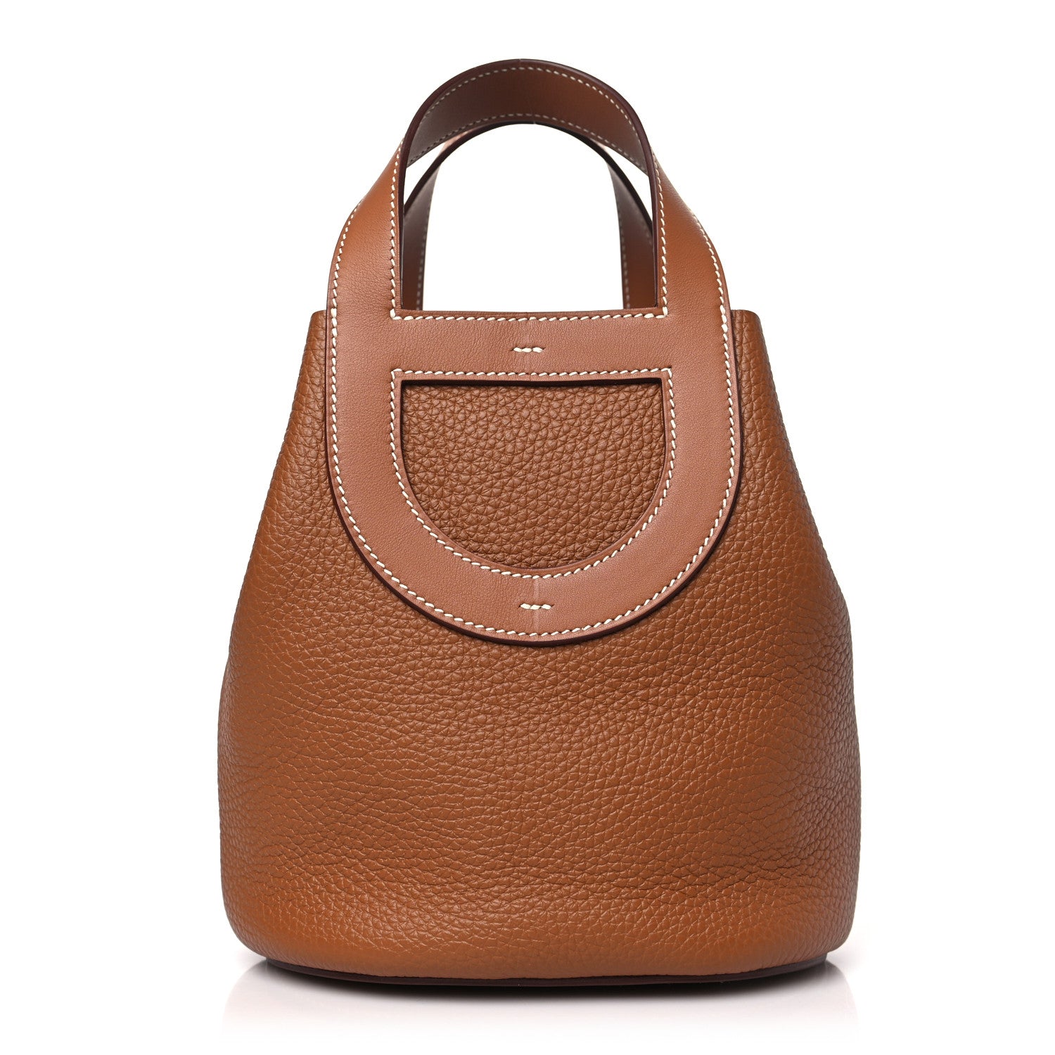 Hermes Taurillon Clemence Swift In-The-Loop 18 Bag Gold 1 of 10