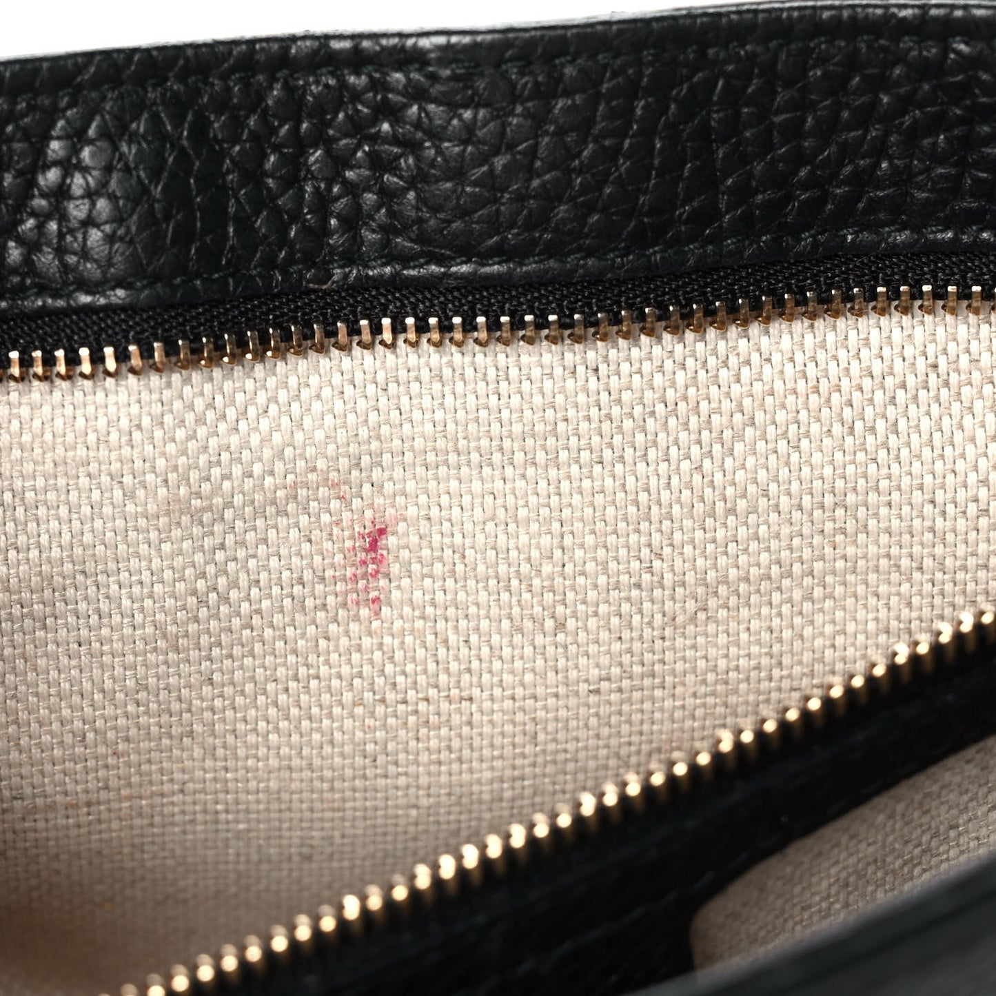 Pebbled Calfskin Medium Soho Flap Crossbody Black