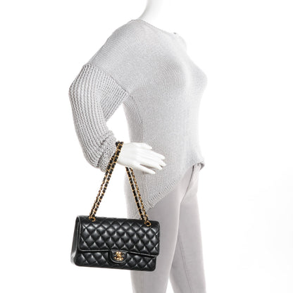 Chanel Caviar Quilted Medium Double Flap Black 2 of 8