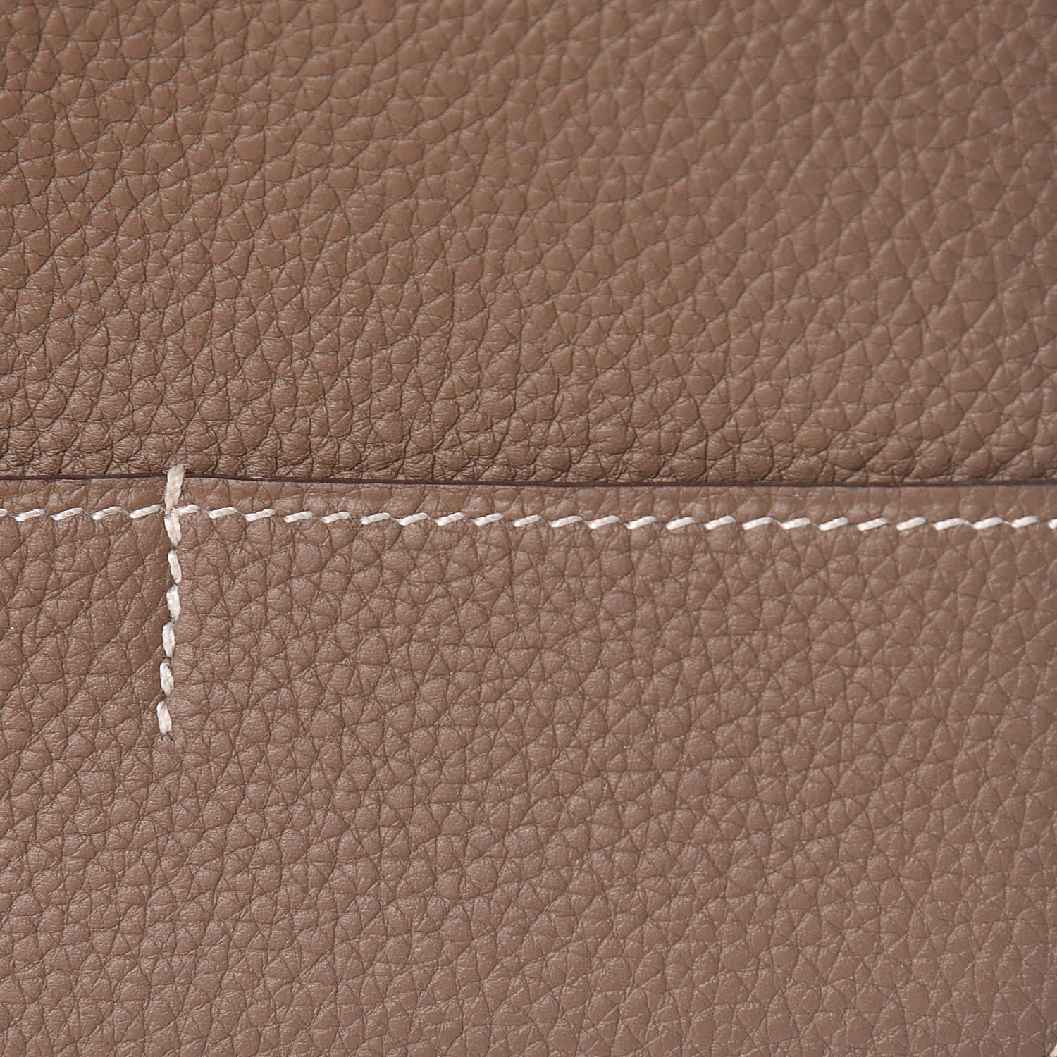 Hermes Togo Dogon Duo Wallet Etoupe 11 of 13