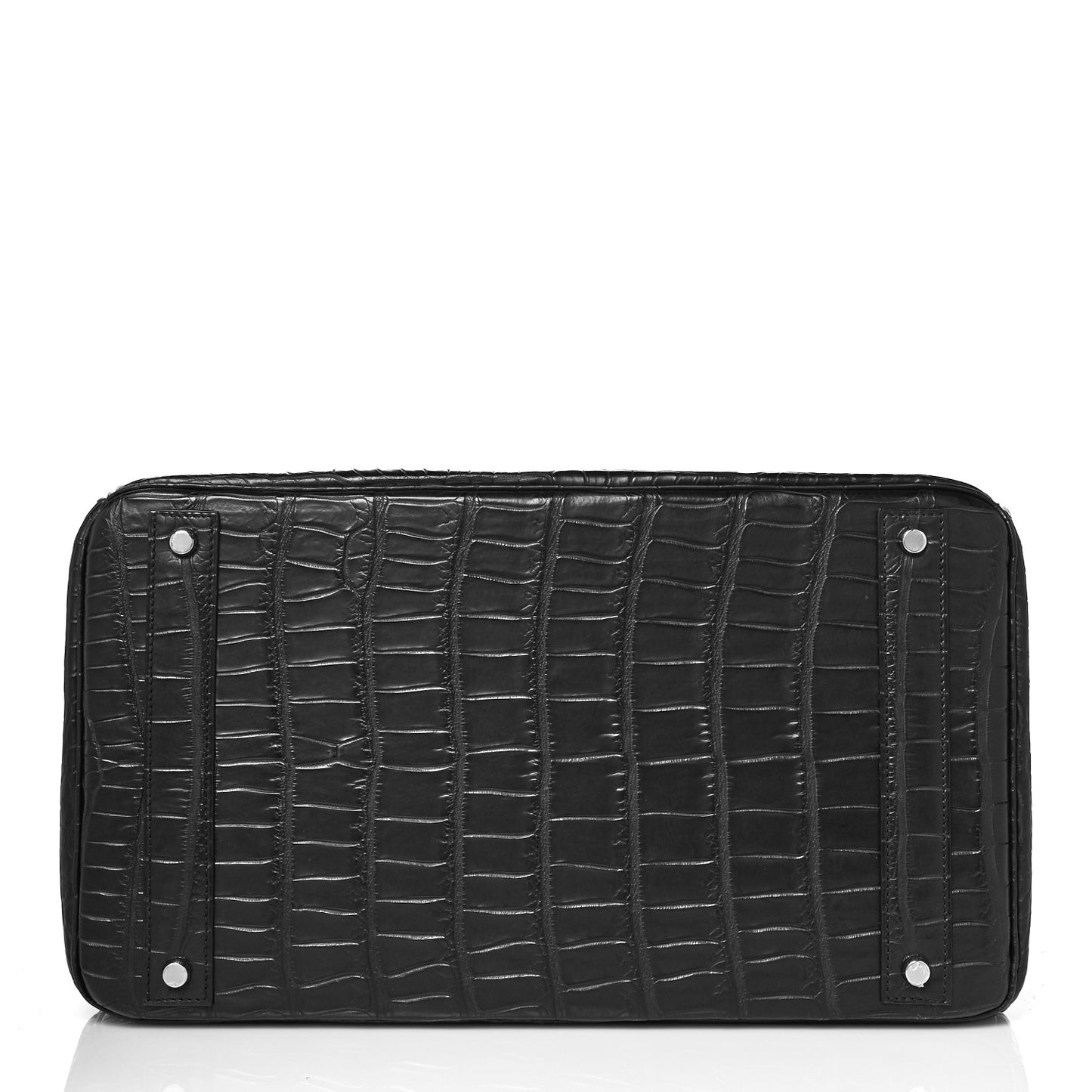 Matte Porosus Crocodile HAC Birkin 40 Black