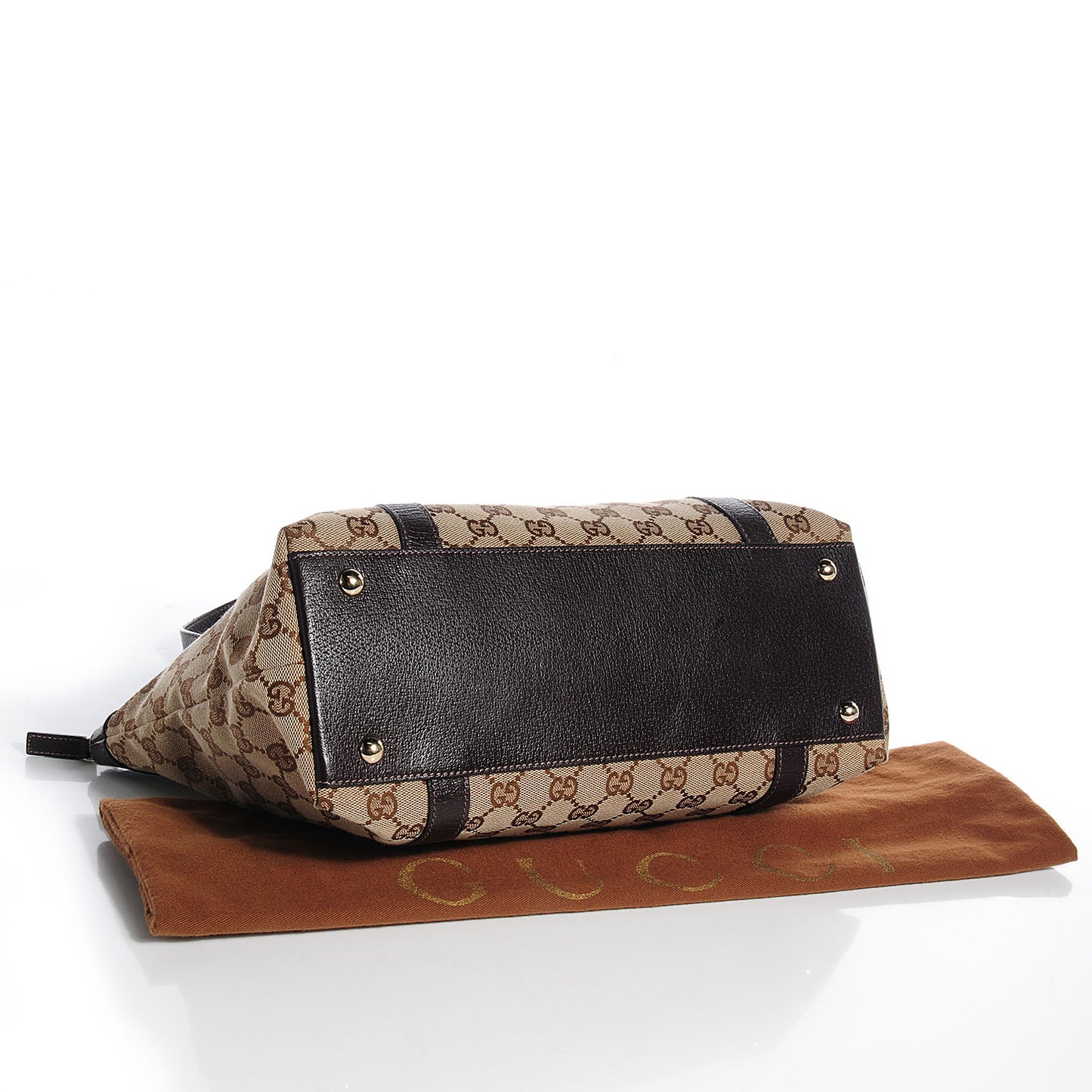 Monogram Medium Abbey Tote Brown