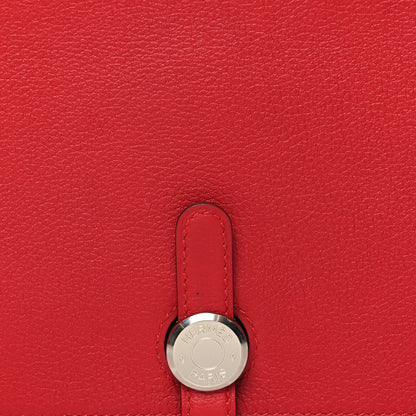 Hermes Evercolor Dogon Duo Wallet Rouge De Coeur 11 of 12