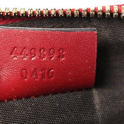Gucci Microguccissima GG Cosmetic Case Red 7 of 12