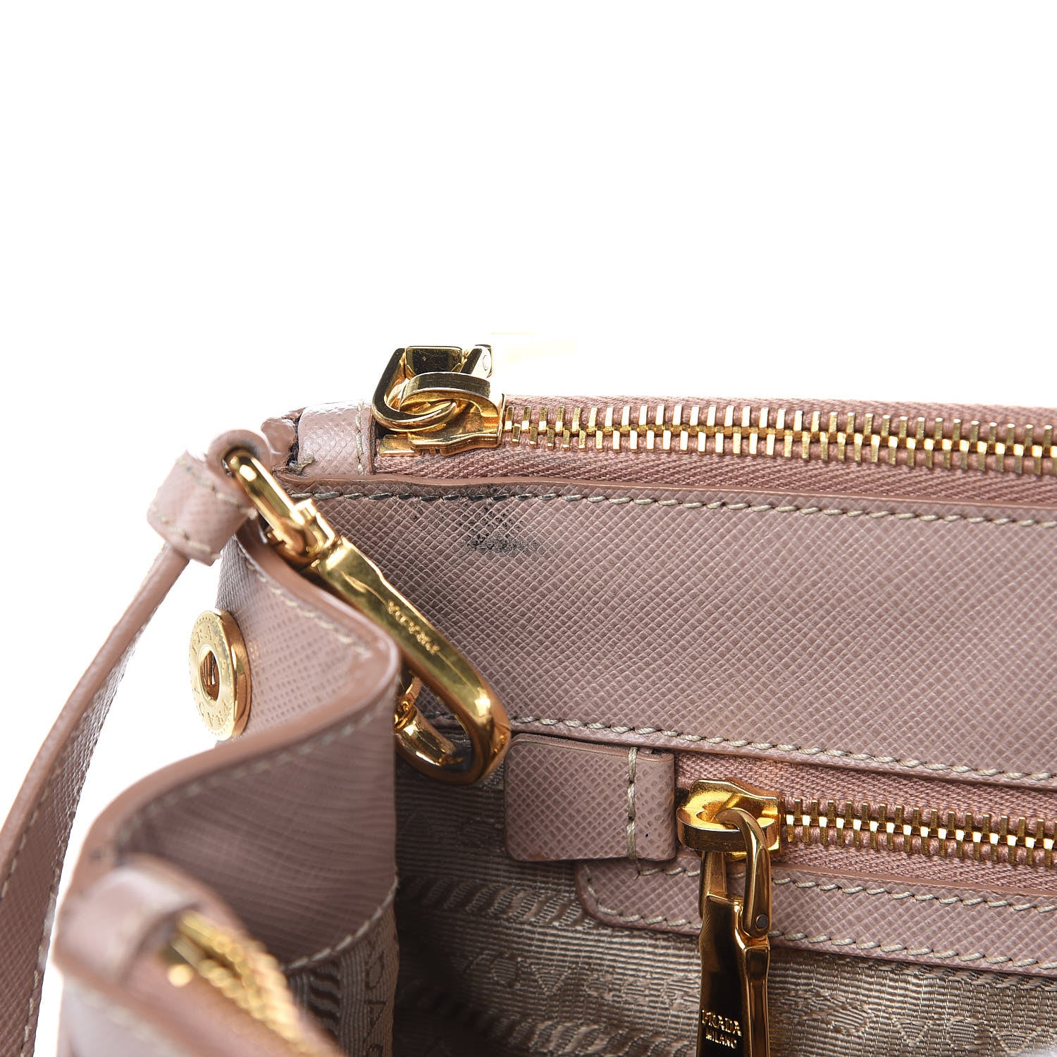 Prada Saffiano Medium Galleria Double Zip Tote Cammeo 16 of 16