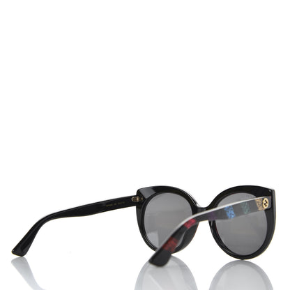 Gucci Cat Eye Glitter Sunglasses GG 0325S Black 4 of 8