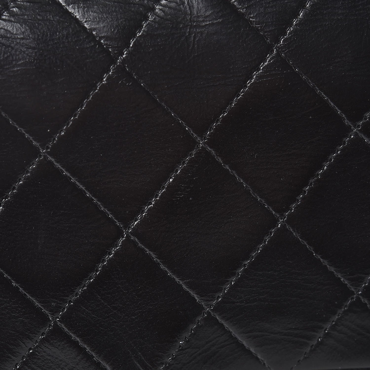 Chanel Lambskin Quilted Medium Double Flap Black 9 of 15