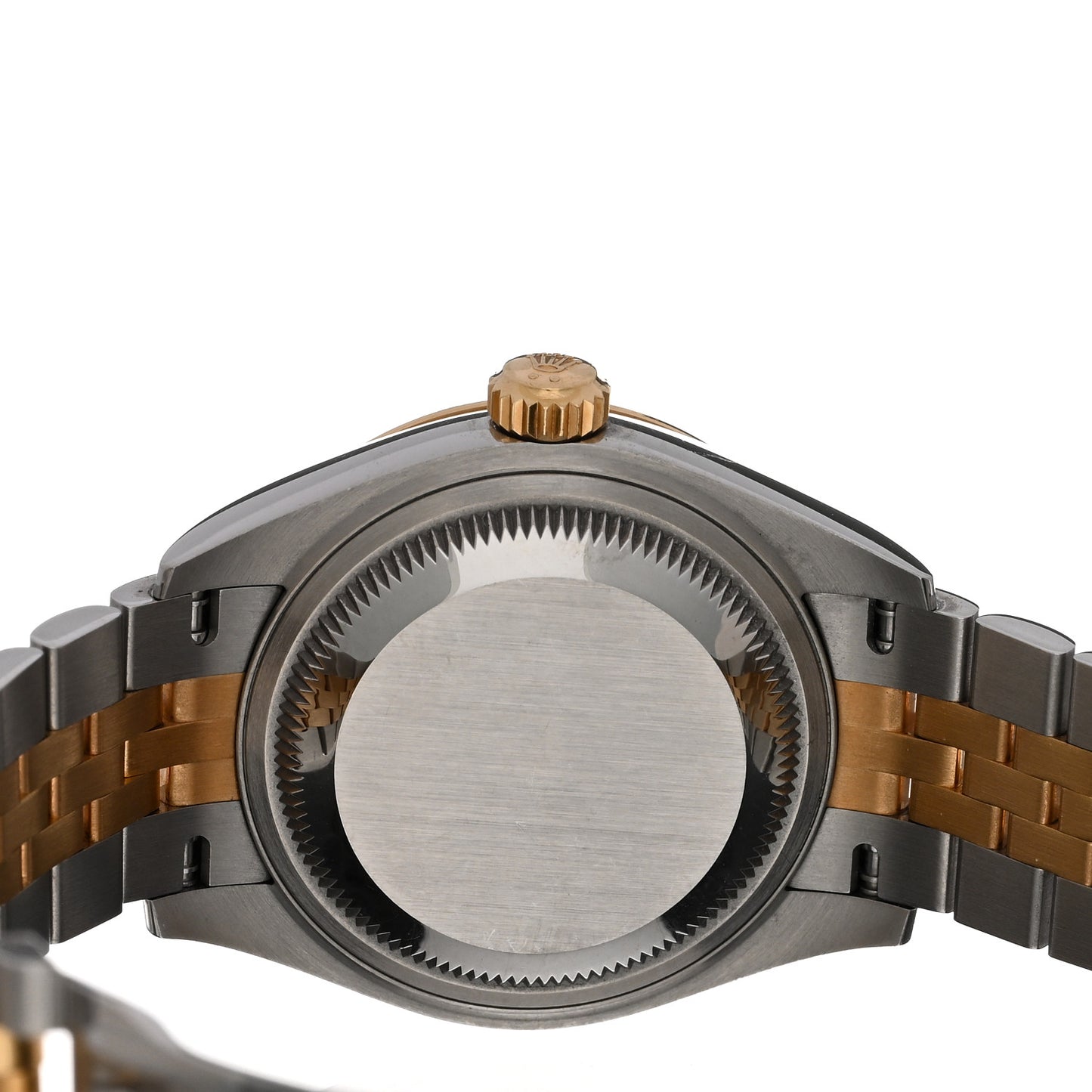 Stainless Steel 18K Yellow Gold Diamond 28mm Oyster Perpetual Datejust Watch Silver 279173