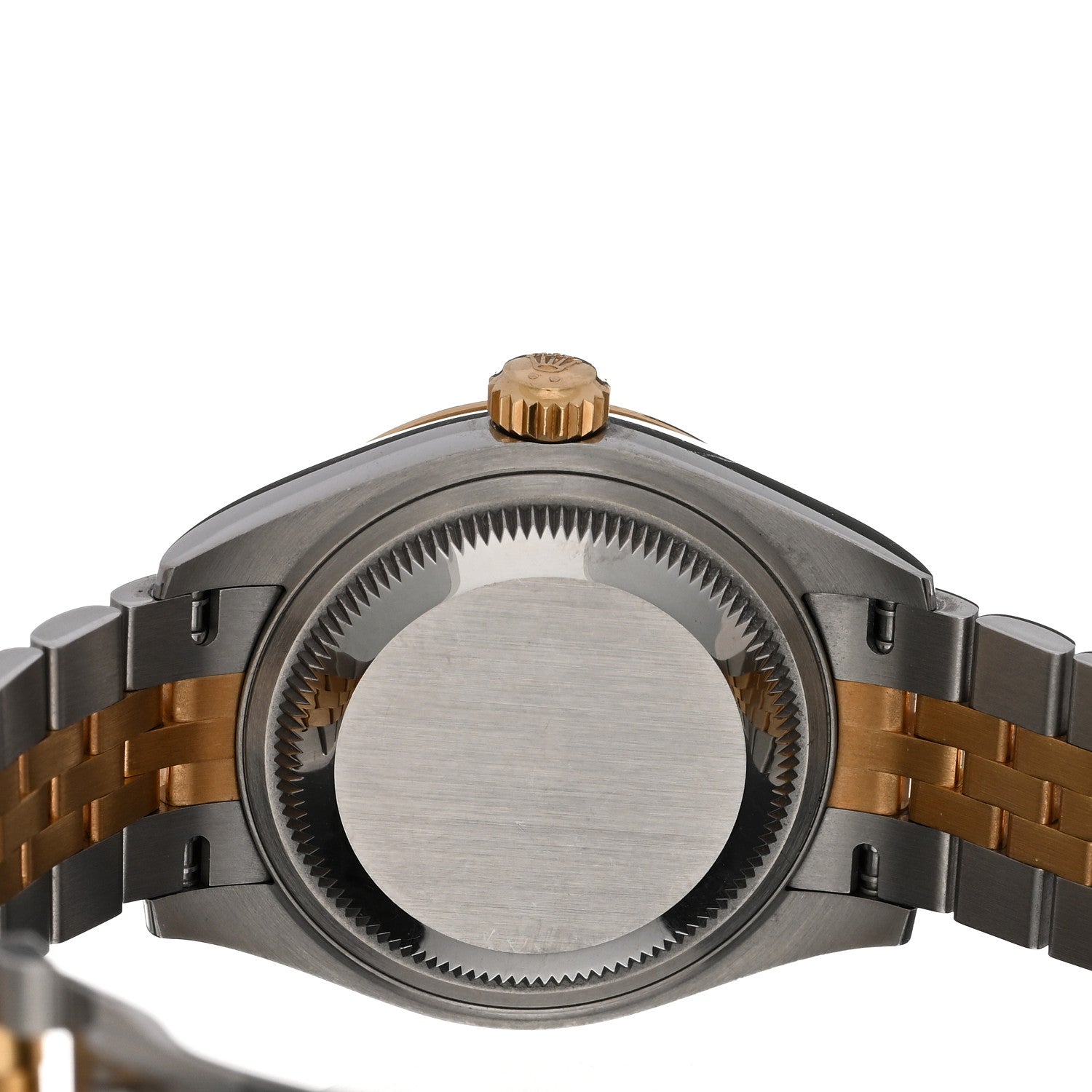 Rolex Stainless Steel 18K Yellow Gold Diamond 28mm Oyster Perpetual Datejust Watch Silver 279173 4 of 5