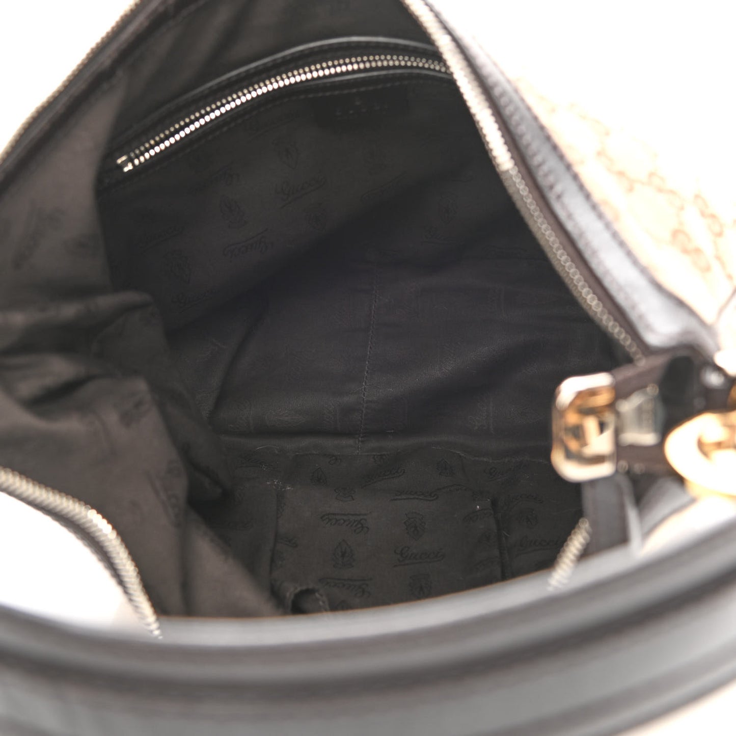Monogram Medium GG Twins Hobo Dark Brown