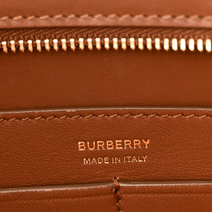 Burberry Smooth Calfskin TB Shoulder Bag Warm Tan 6 of 9