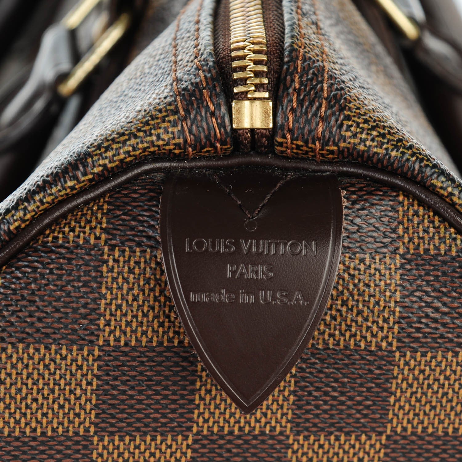 Louis Vuitton Damier Ebene Speedy 35 7 of 11