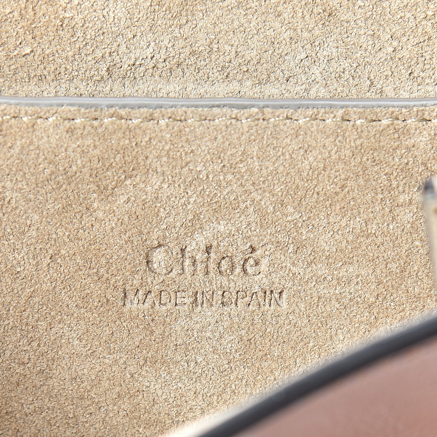 Chloe Suede Calfskin Mini Faye Bracelet Bag Tobacco 6 of 15