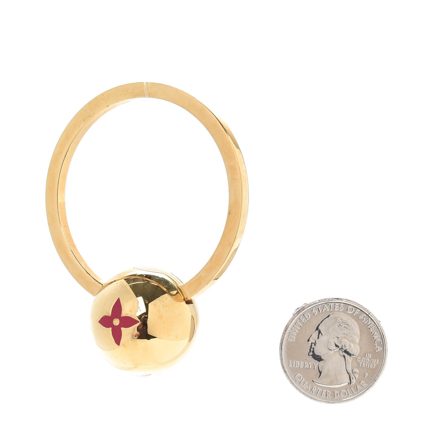 Sphere Key Ring Gold