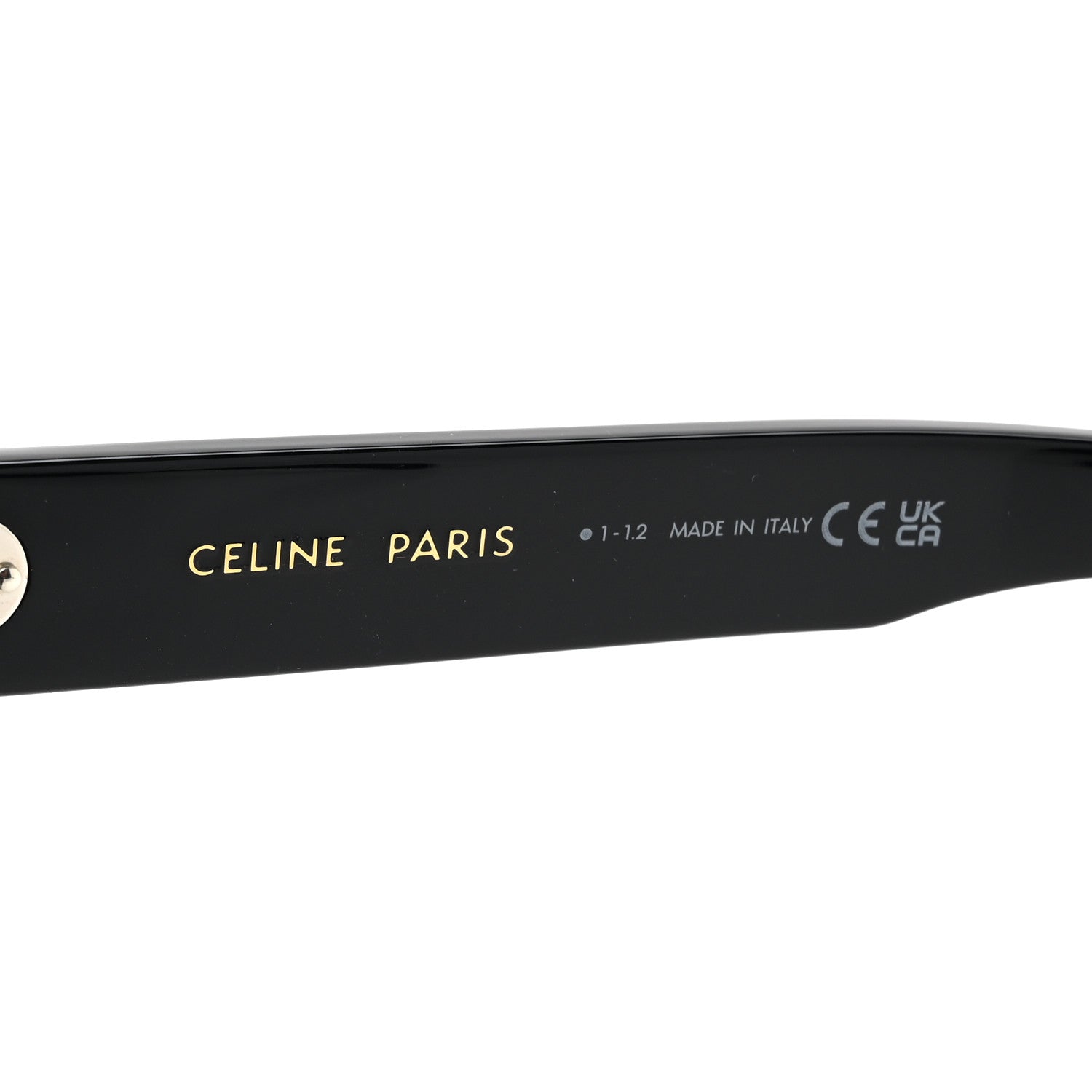 Celine Polarized CL 40130I Sunglasses Black 6 of 7