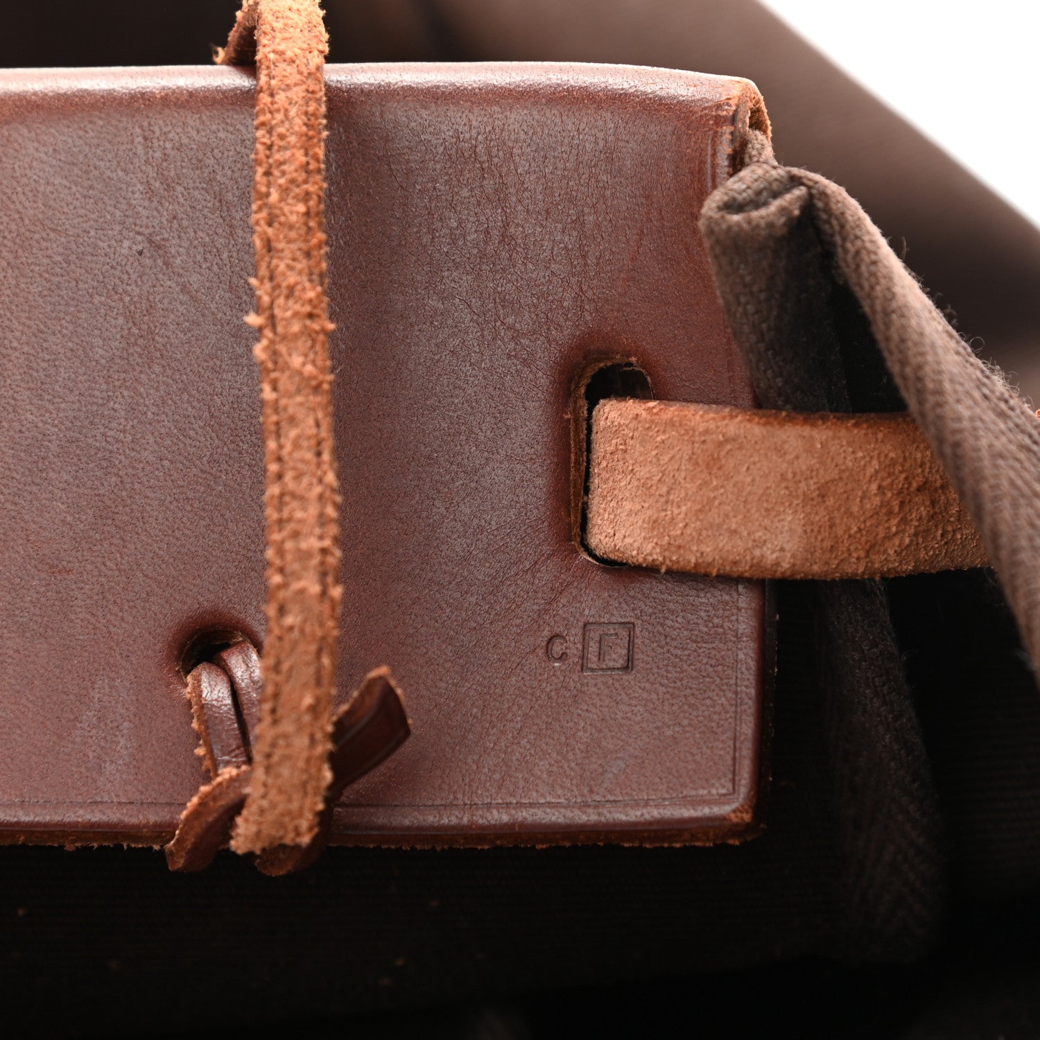 Hermes Toile Vache Hunter Herbag Cabas PM Havane 7 of 17