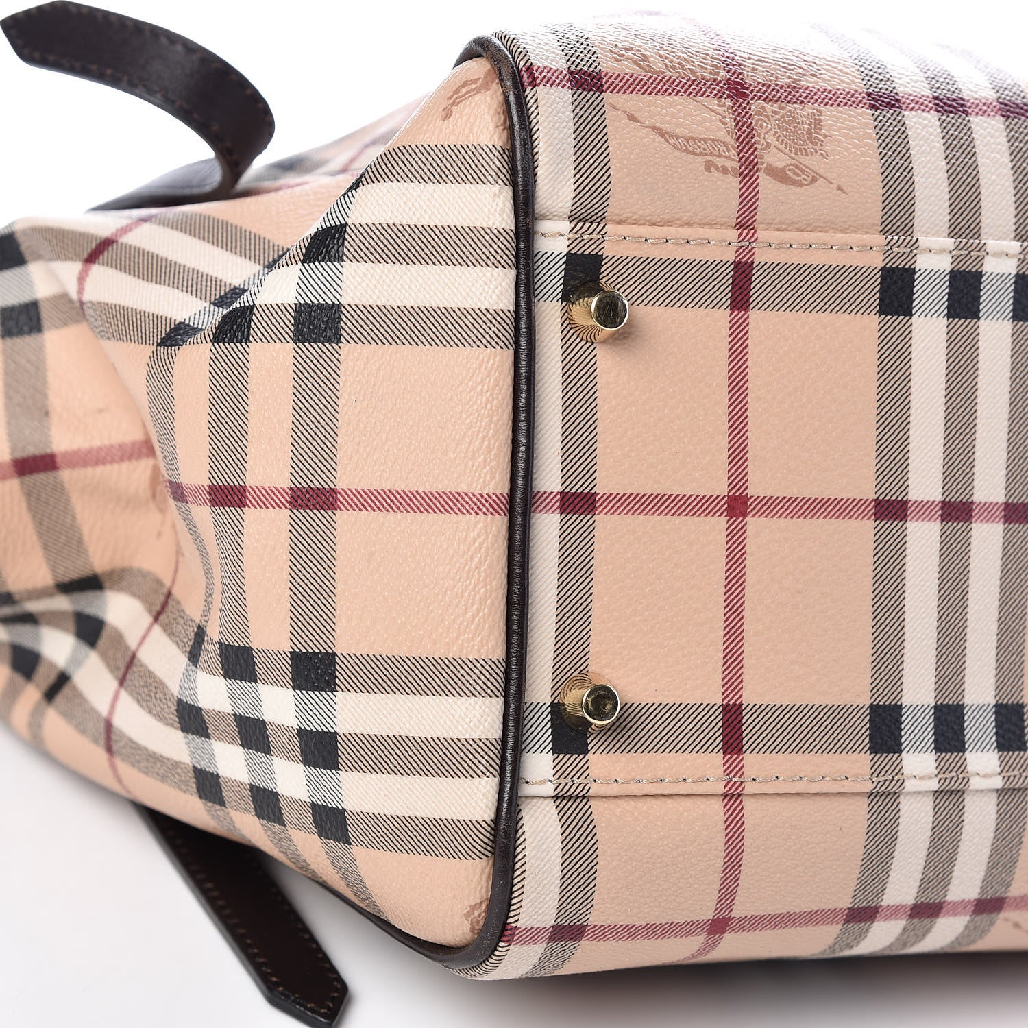 Burberry Haymarket Check Small Canterbury Tote Black 8 of 9