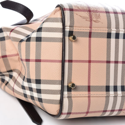 Burberry Haymarket Check Small Canterbury Tote Black 8 of 9