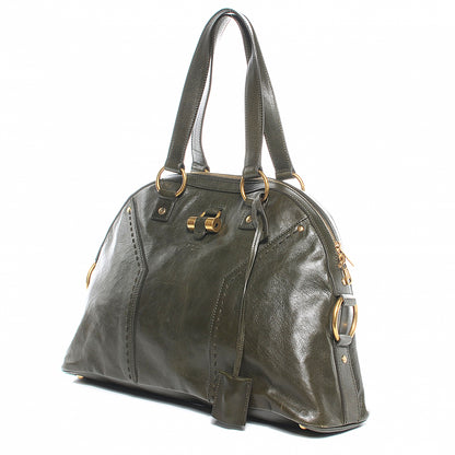 Saint Laurent Large Muse Army Green 5 of 7