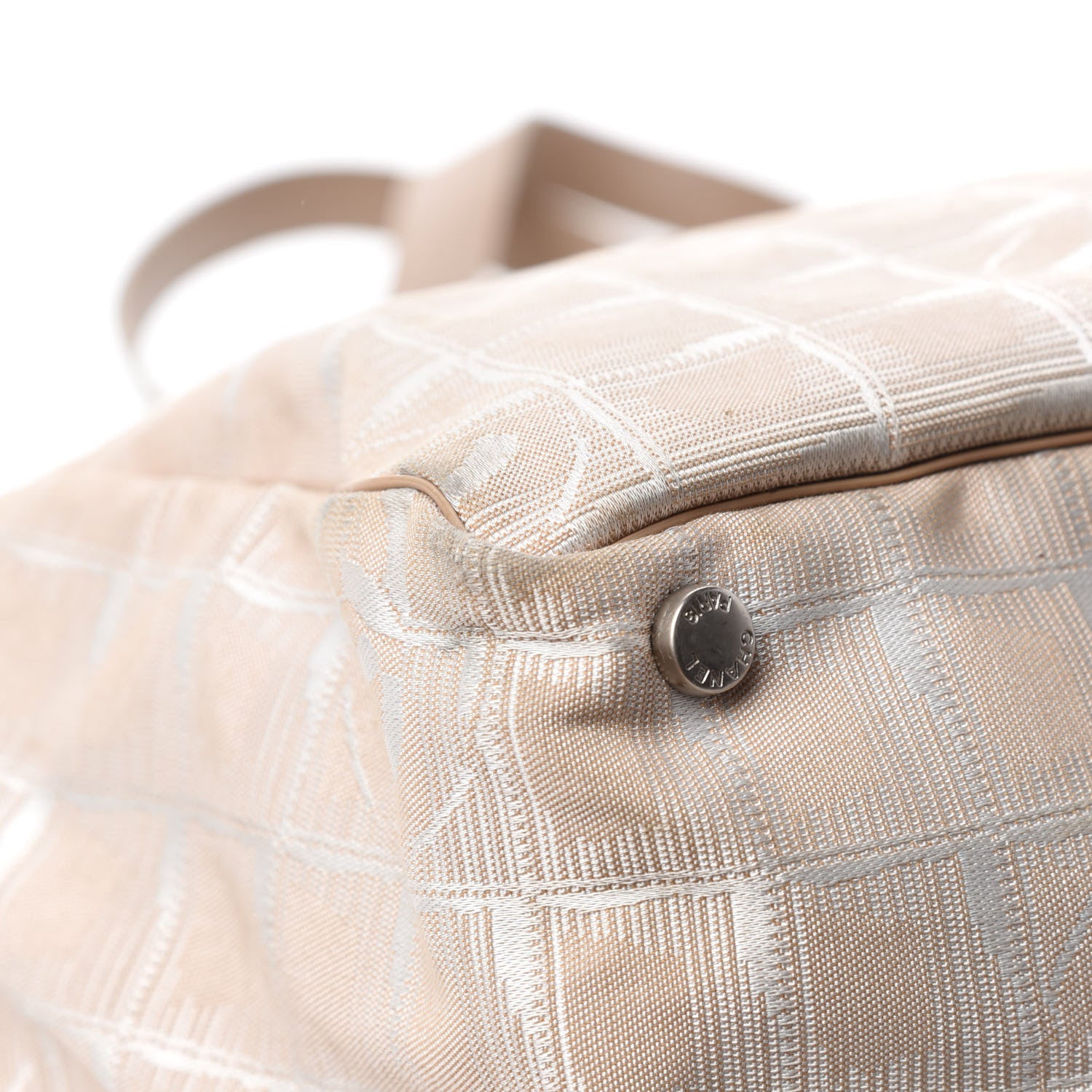 Chanel Nylon Medium Travel Tote Beige 10 of 19