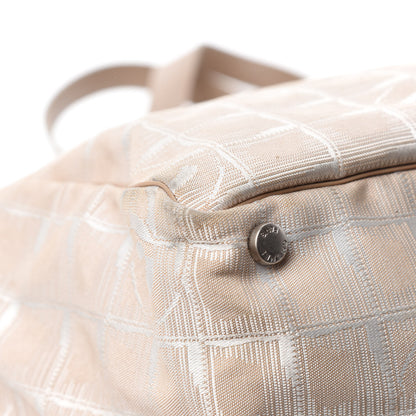 Chanel Nylon Medium Travel Tote Beige 10 of 19