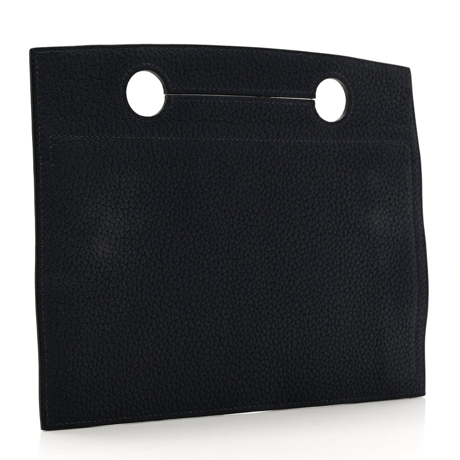 Hermes Togo Verso Backpocket Pouch 30 Menthe Indigo 3 of 6