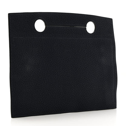 Hermes Togo Verso Backpocket Pouch 30 Menthe Indigo 3 of 6