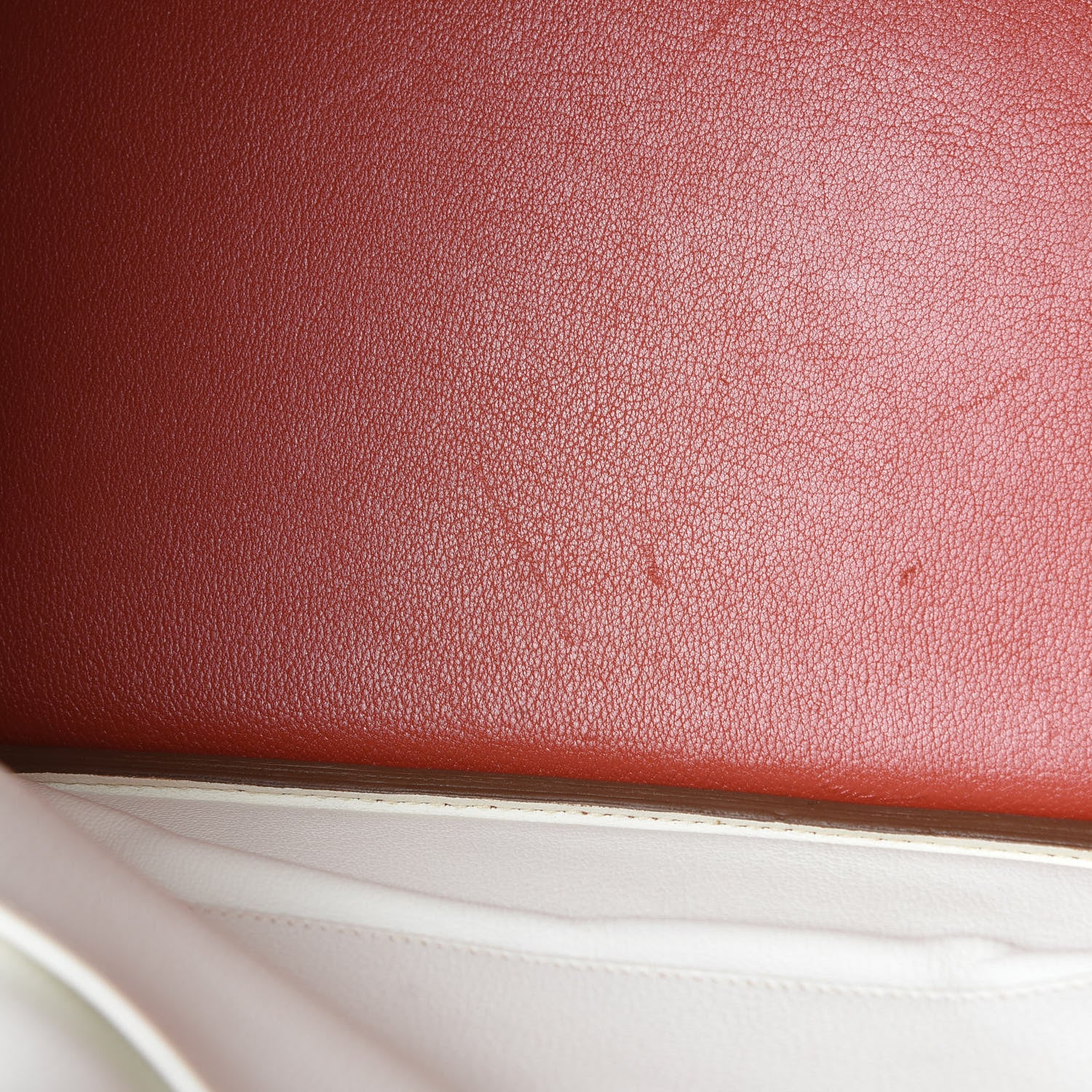 Hermes Togo Casaque Birkin 40 Sanguine White 14 of 18
