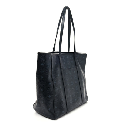 MCM Visetos Toni Shopper Tote Black 3 of 17