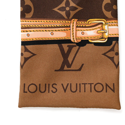 Louis Vuitton Silk Monogram Confidential Bandeau Brown 2 of 6