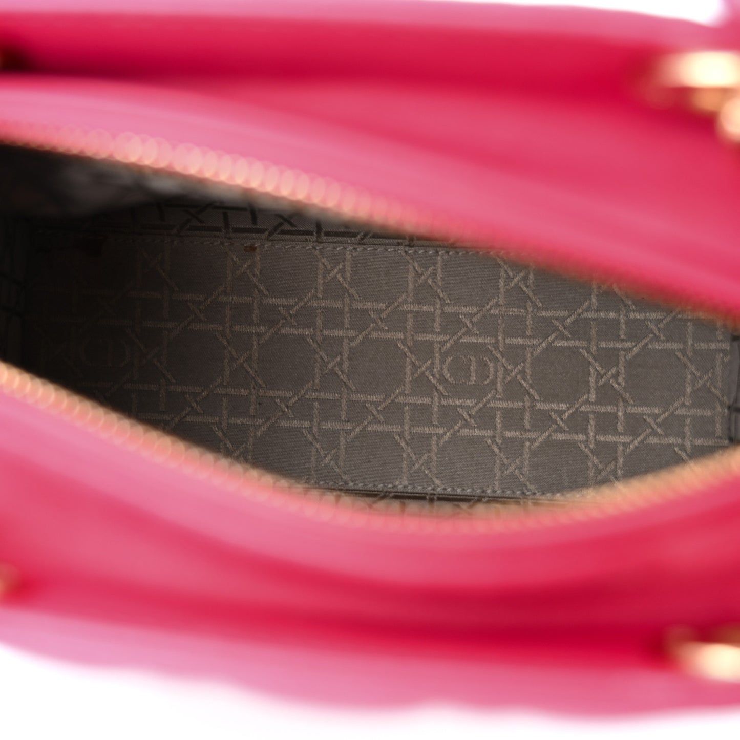 Lambskin Cannage Medium Lady Dior Pink