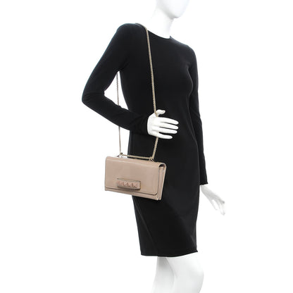 Valentino Garavani Patent Va Va Voom Shoulder Bag Poudre 2 of 7