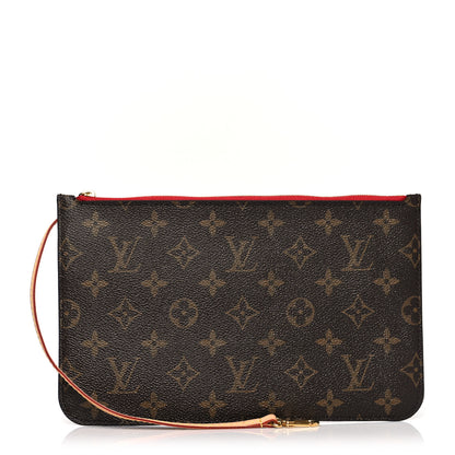 Louis Vuitton Monogram Neverfull MM GM Pochette Cherry 1 of 7