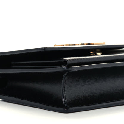 Saint Laurent Calfskin Monogram Sunset Chain Wallet Black 8 of 10
