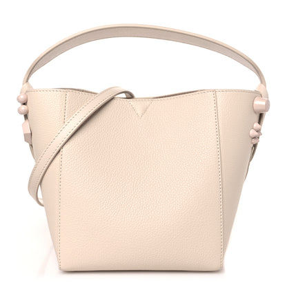 Christian Louboutin Calfskin Spiked Mini Cabachic Mini Bucket Bag Leche 1 of 8