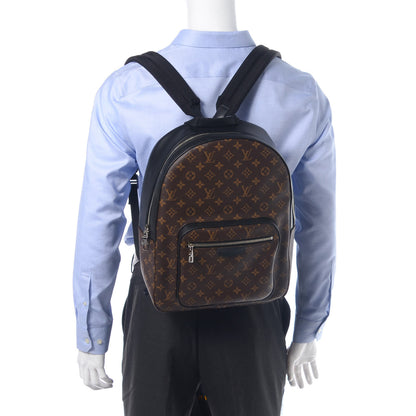 Louis Vuitton Monogram Macassar Josh Backpack 2 of 10