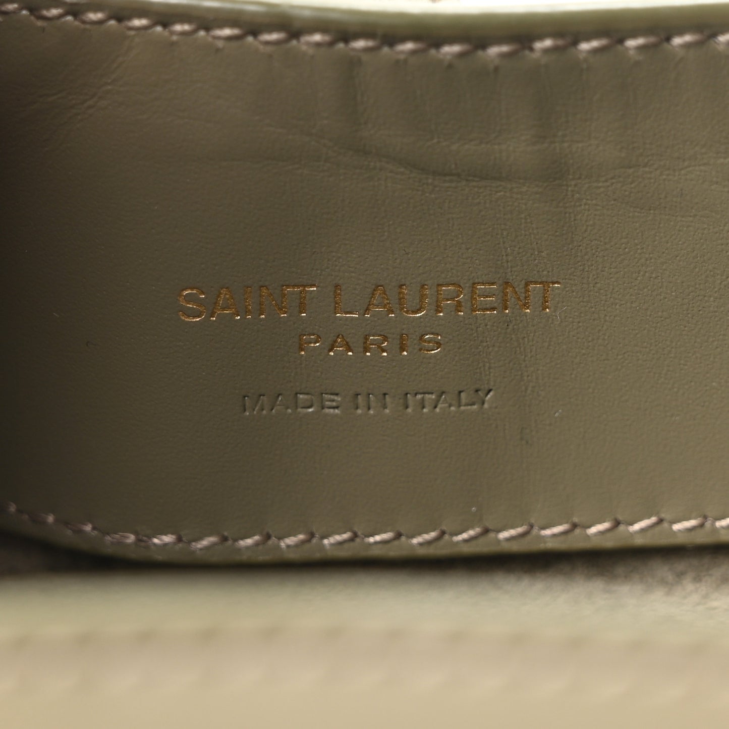 Shiny Calfskin Le 37 Mini Bucket Bag Strong Moss