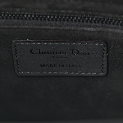 Christian Dior Ultra Matte Calfskin Cannage Medium Lady Dior Black 8 of 8